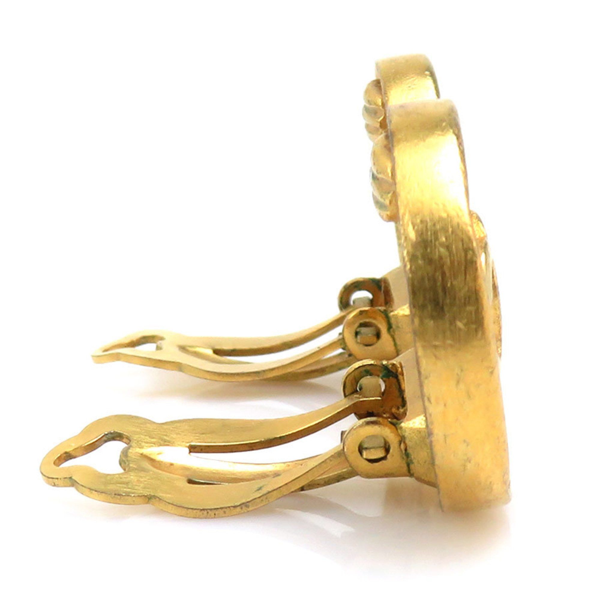 Chanel CHANEL Coco Mark Metal Gold Earrings for Women e61023g Size ONE SIZE - 2 Thumbnail