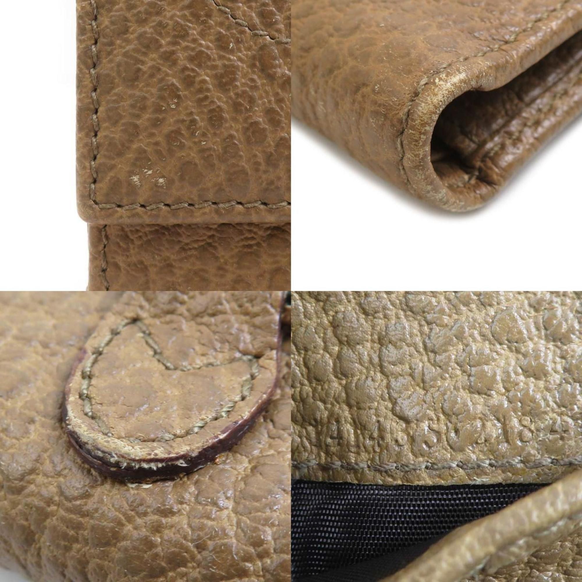 Gucci Gucci Bi-fold Wallet, Brown Leather, Men's/Women's, 141435 H31664A Size ONE SIZE - 5 Thumbnail