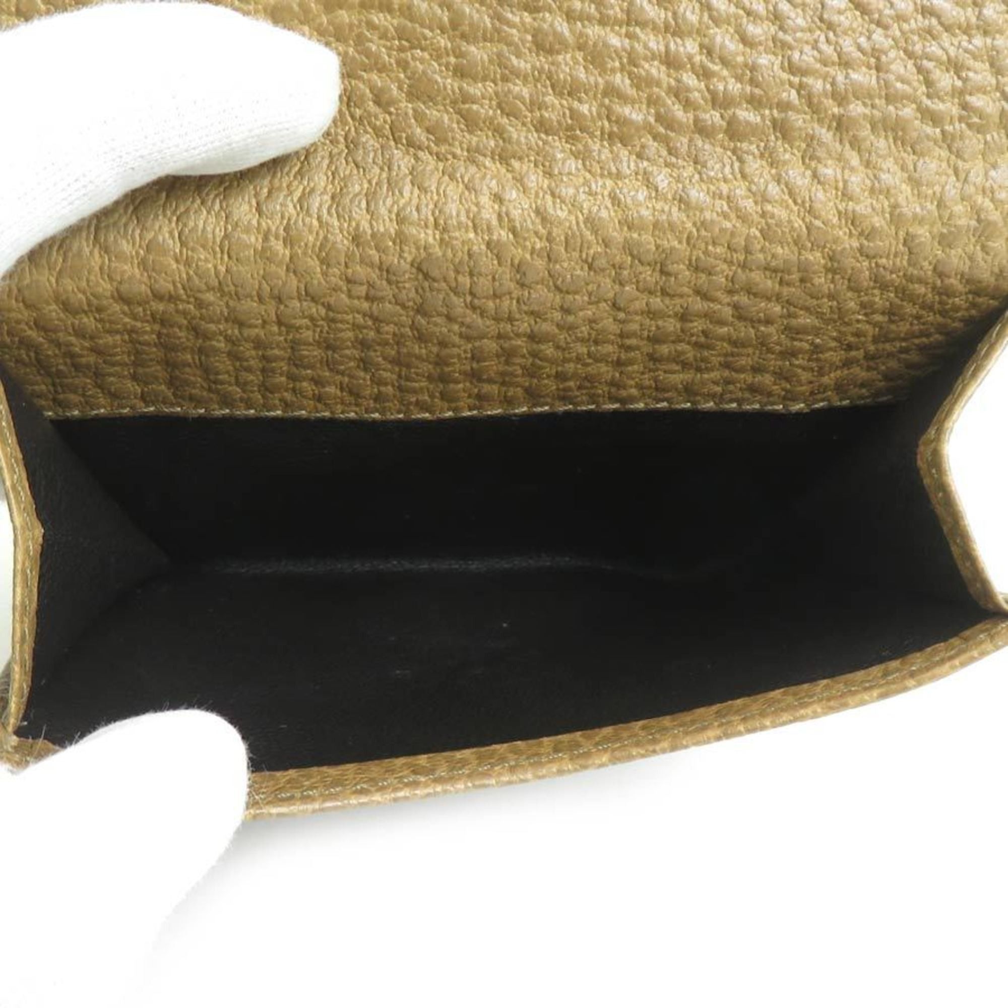 Gucci Gucci Bi-fold Wallet, Brown Leather, Men's/Women's, 141435 H31664A Size ONE SIZE - 4 Thumbnail