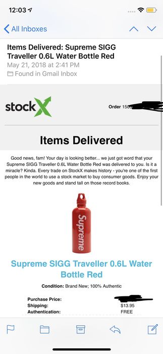 Supreme SIGG Bottle White - StockX News