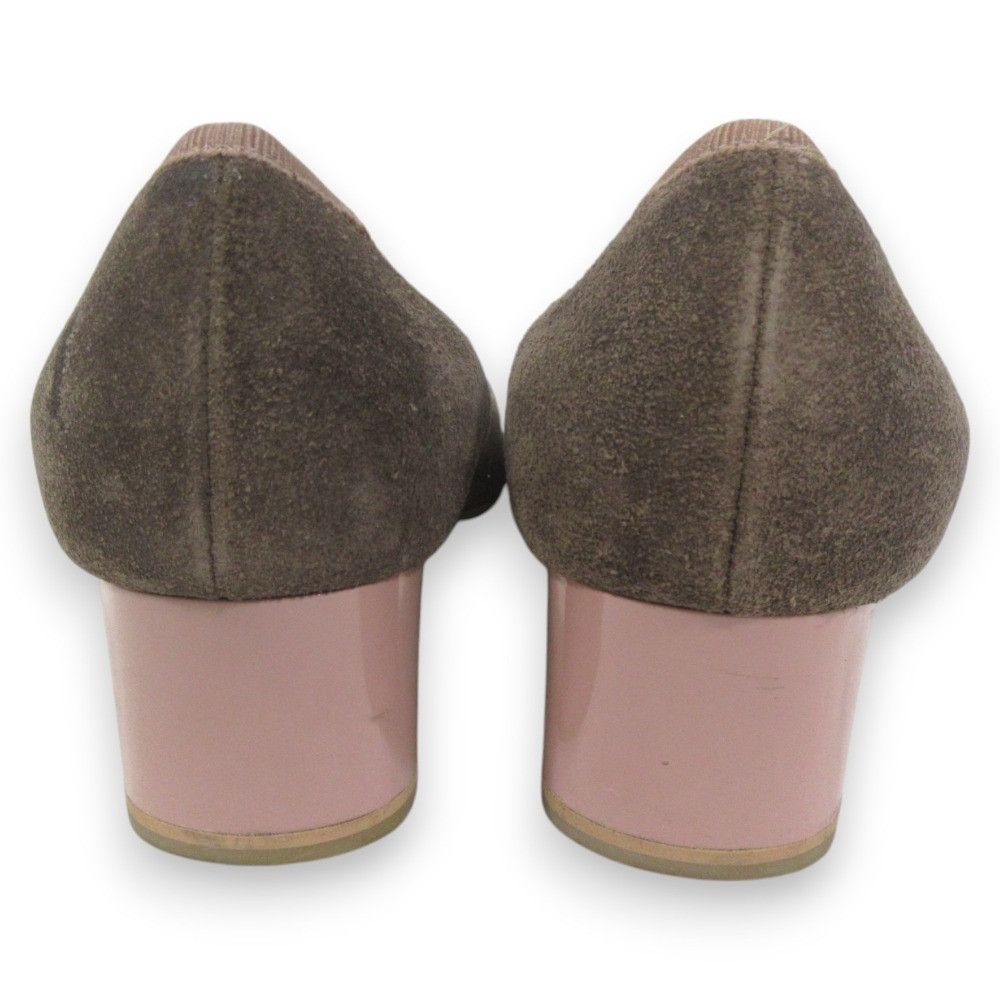 Salvatore Ferragamo Salvatore Ferragamo Salvatore Ferragamo Logo Plate Round Toe Pumps Leather Shoes DUTY FREE for USA Size ONE SIZE - 5 Thumbnail