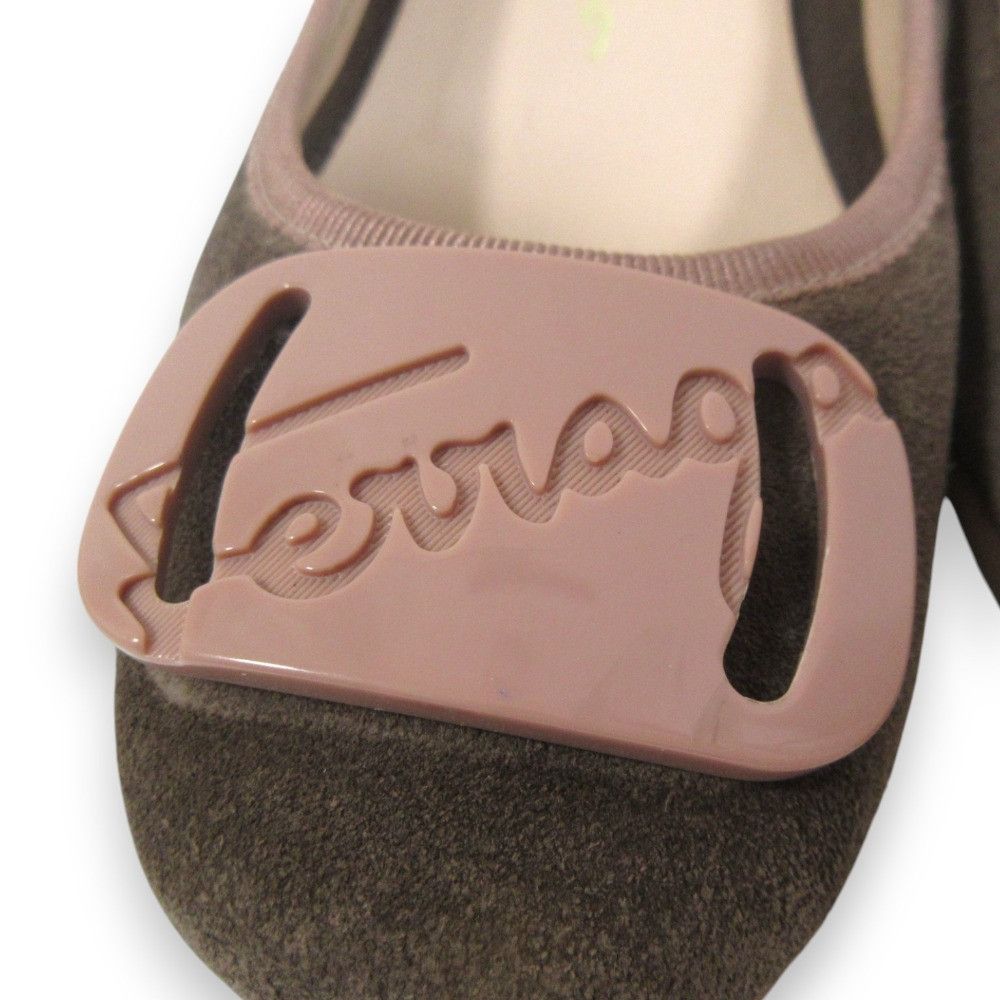 Salvatore Ferragamo Salvatore Ferragamo Salvatore Ferragamo Logo Plate Round Toe Pumps Leather Shoes DUTY FREE for USA Size ONE SIZE - 10 Thumbnail