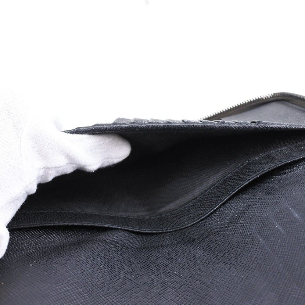 Prada Prada Zip Organizer Wallet Leather Size ONE SIZE - 11 Thumbnail