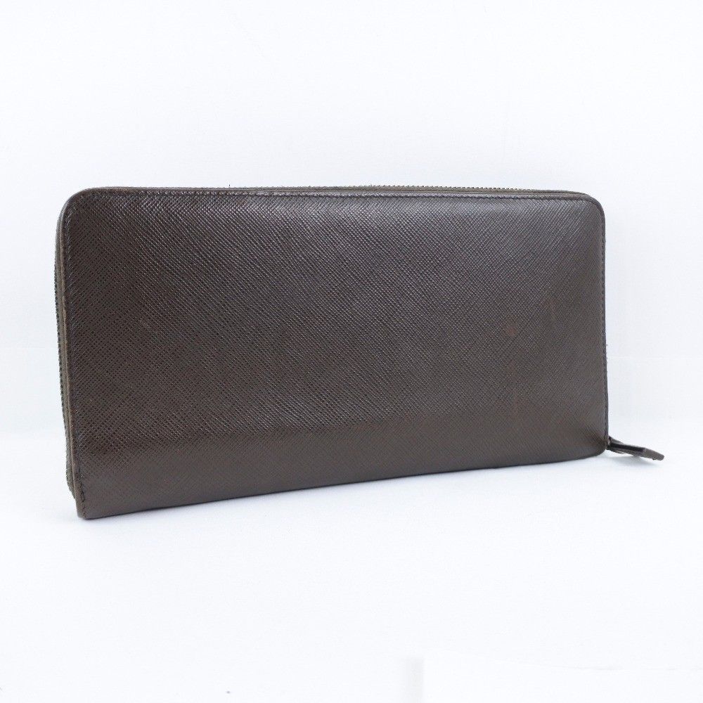 Prada Prada Zip Organizer Wallet Leather Size ONE SIZE - 2 Thumbnail