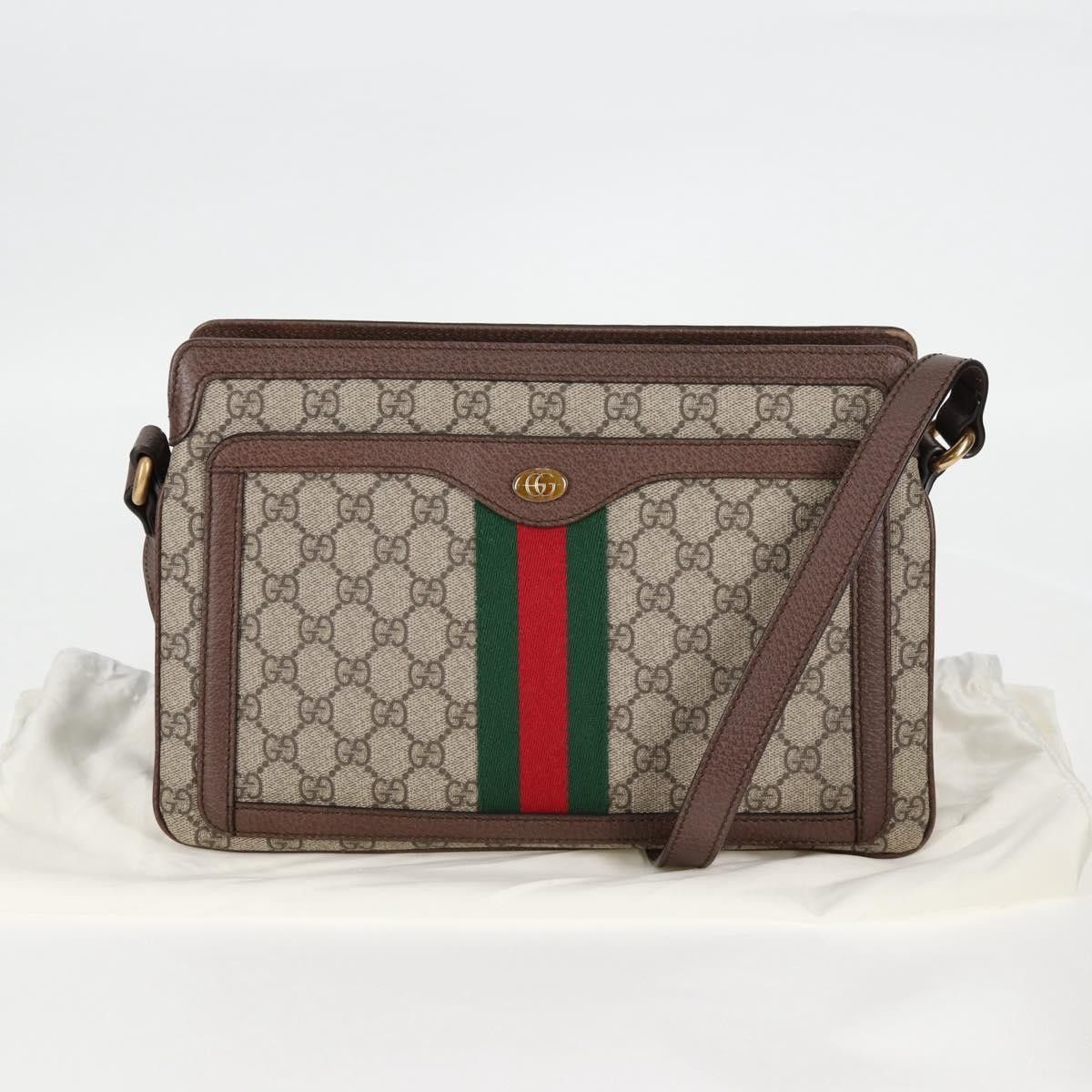 Gucci Gucci Ophidia Zip Shoulder Bag GG Coated Canvas Size ONE SIZE - 16 Thumbnail