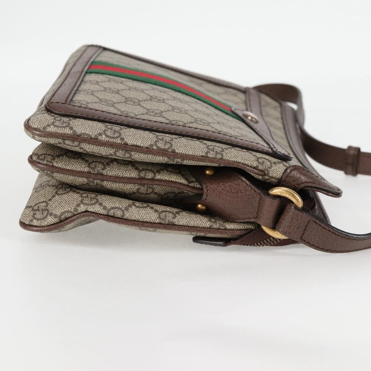 Gucci Gucci Ophidia Zip Shoulder Bag GG Coated Canvas Size ONE SIZE - 4 Thumbnail