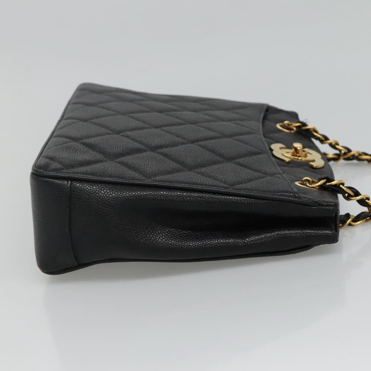 Chanel Chanel Vintage CC Lock Pocket Chain Tote Caviar Size ONE SIZE - 3 Thumbnail