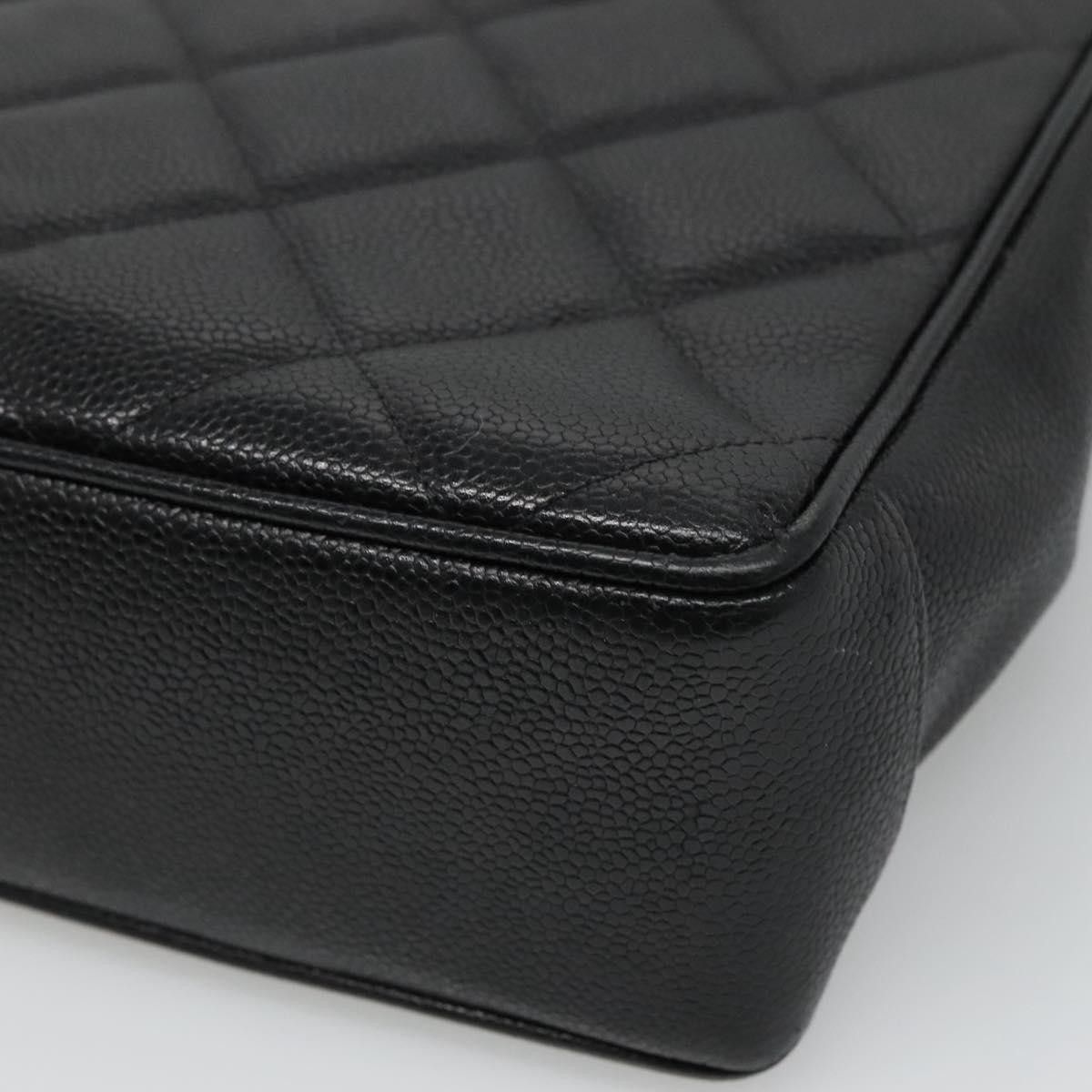 Chanel Chanel Vintage CC Lock Pocket Chain Tote Caviar Size ONE SIZE - 12 Thumbnail