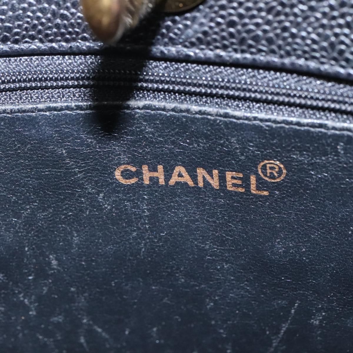 Chanel Chanel Vintage CC Lock Pocket Chain Tote Caviar Size ONE SIZE - 6 Thumbnail