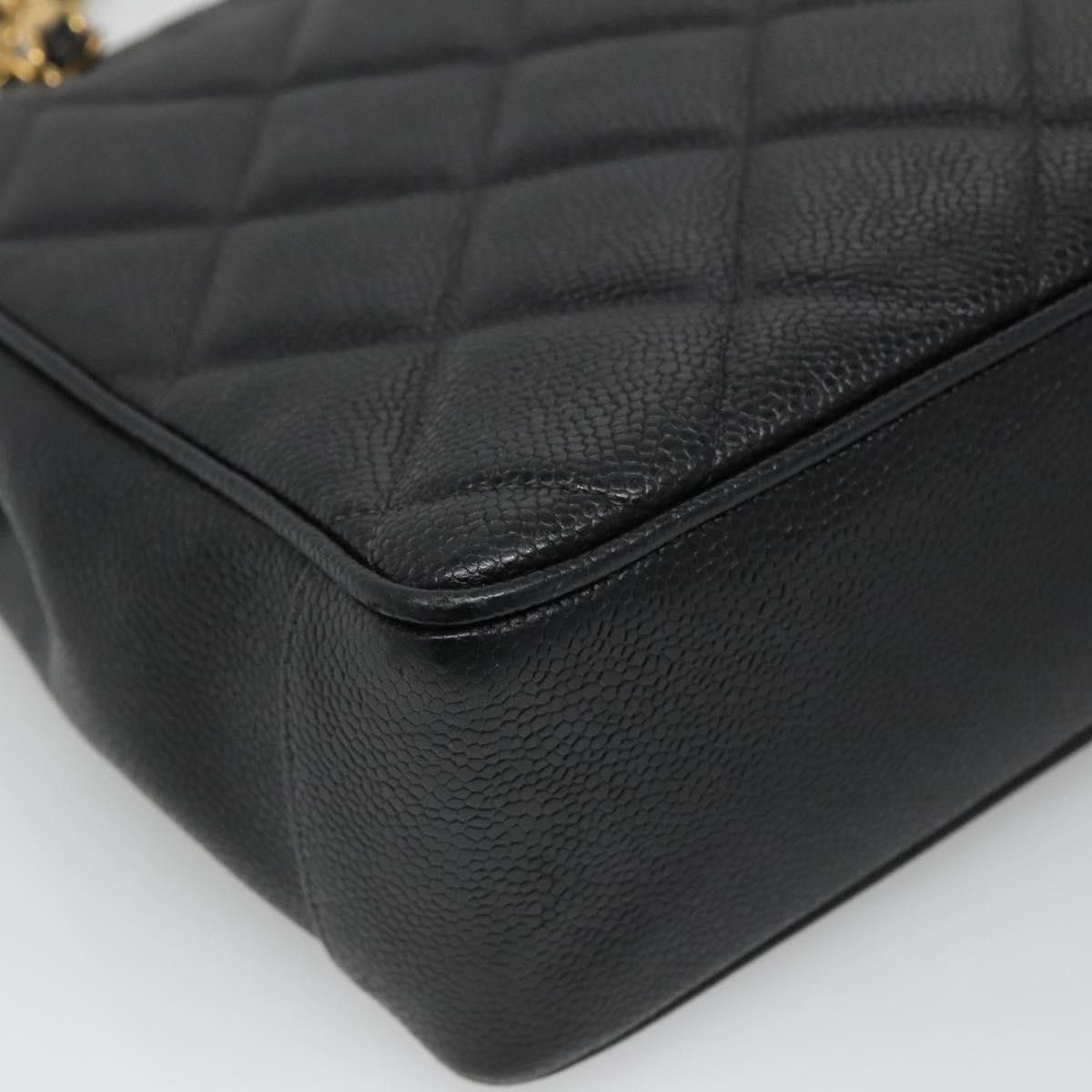 Chanel Chanel Vintage CC Lock Pocket Chain Tote Caviar Size ONE SIZE - 10 Thumbnail