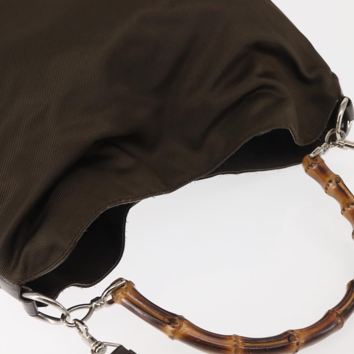 Gucci Gucci Sherry bamboo Shoulder Bag Nylon Size ONE SIZE - 15 Thumbnail
