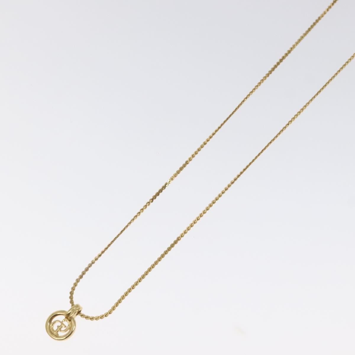 Dior Christian Dior CD Pendant Necklace Gold-plated Size ONE SIZE - 9 Thumbnail