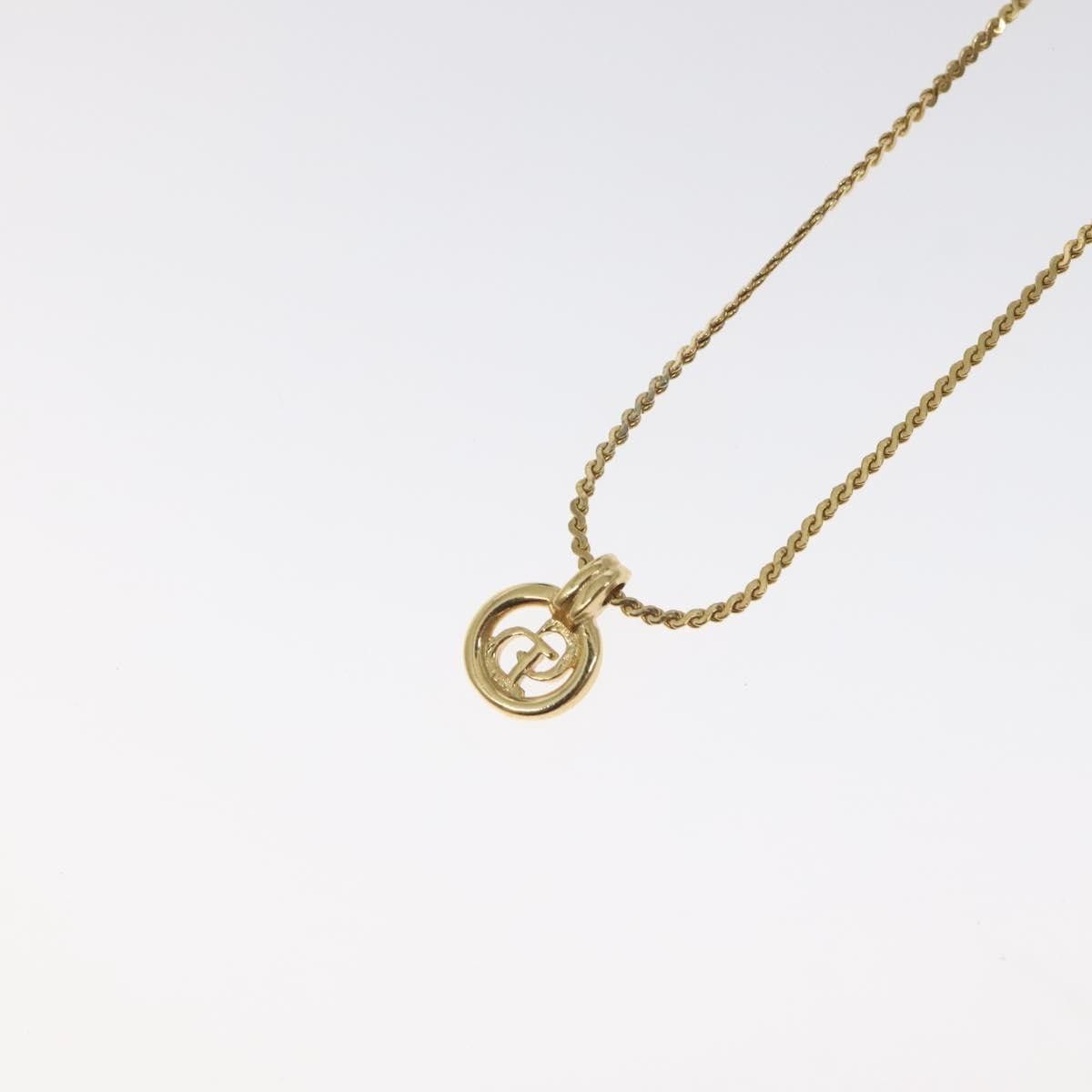 Dior Christian Dior CD Pendant Necklace Gold-plated Size ONE SIZE - 2 Thumbnail