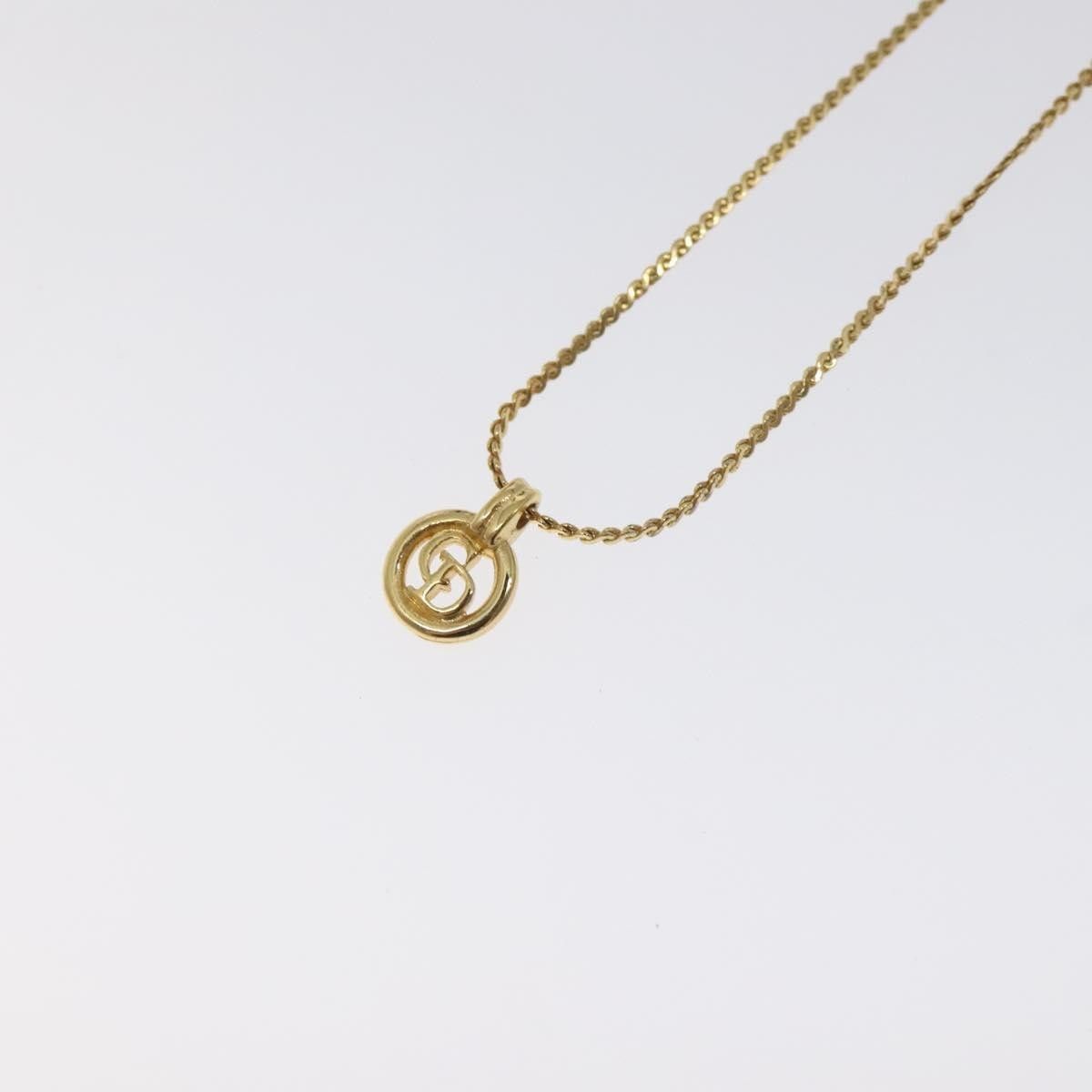 Dior Christian Dior CD Pendant Necklace Gold-plated Size ONE SIZE - 3 Thumbnail