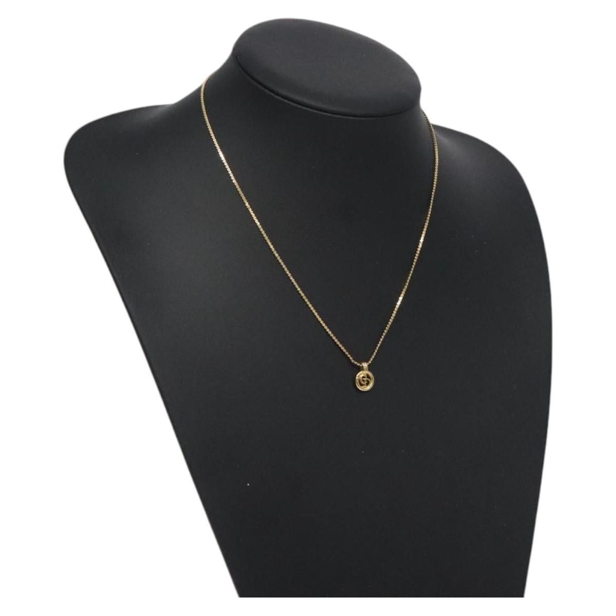 Dior Christian Dior CD Pendant Necklace Gold-plated Size ONE SIZE - 5 Thumbnail