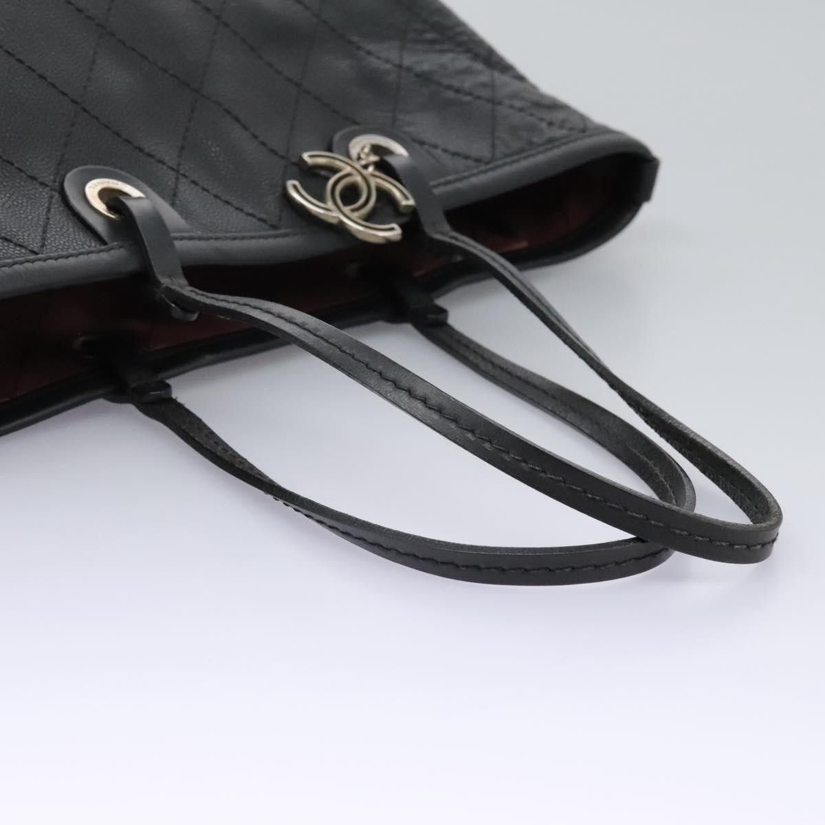 Chanel Chanel Fever Tote Quilted Caviar Size ONE SIZE - 7 Thumbnail