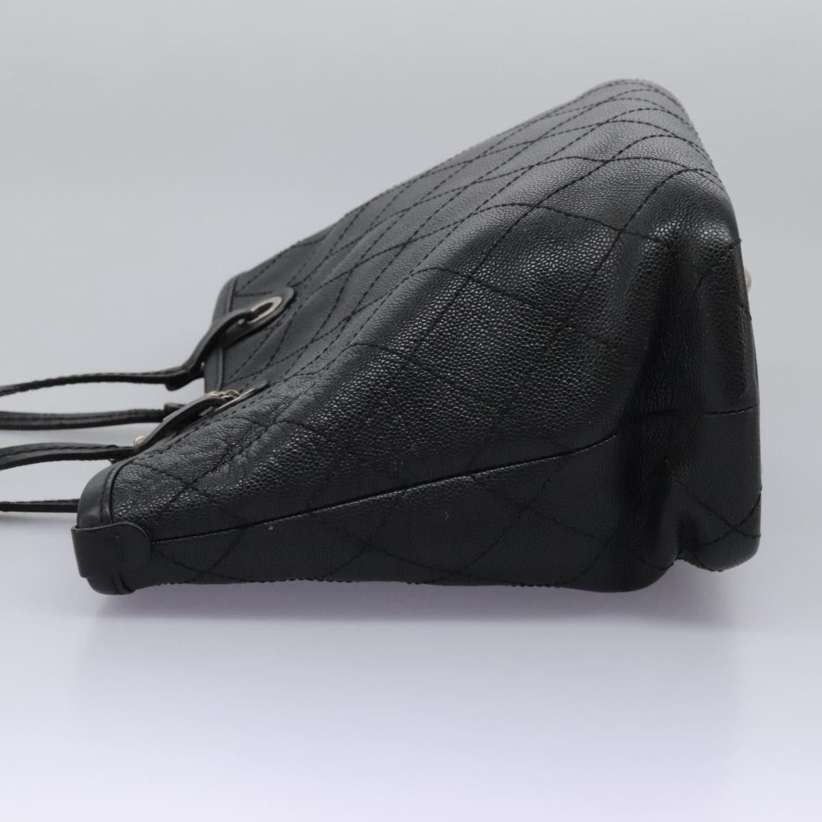 Chanel Chanel Fever Tote Quilted Caviar Size ONE SIZE - 4 Thumbnail