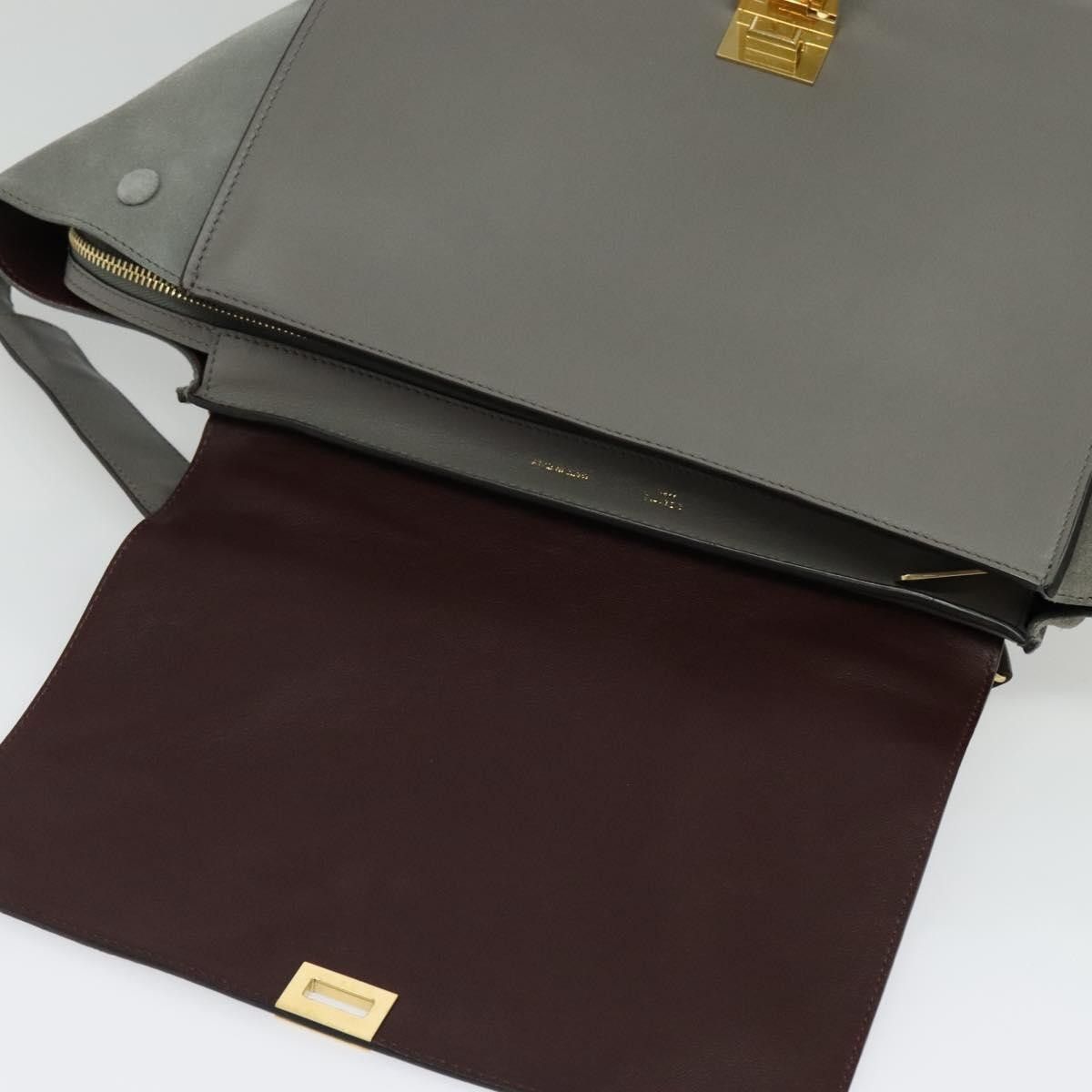 Celine Celine Trapeze Bag Suede Size ONE SIZE - 21 Thumbnail
