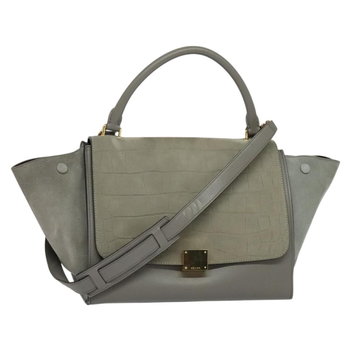 Celine Celine Trapeze Bag Suede Size ONE SIZE - 24 Thumbnail