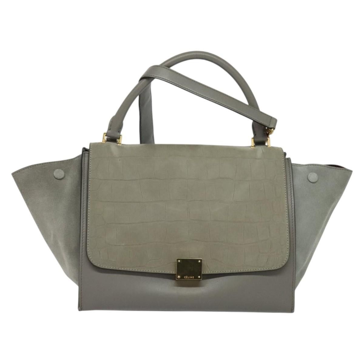 Celine Celine Trapeze Bag Suede Size ONE SIZE - 2 Thumbnail