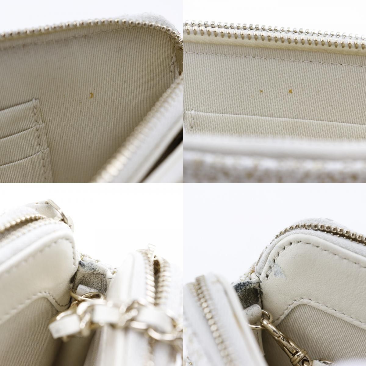 Chanel Chanel Deauville Double Zip Clutch with Chain Raffia Size ONE SIZE - 9 Thumbnail