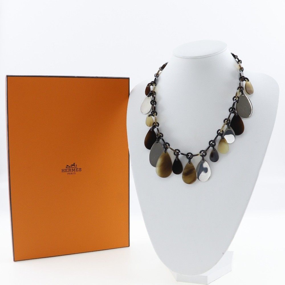Hermes Hermes Necklace Buffalo Horn and Horn Size ONE SIZE - 5 Thumbnail