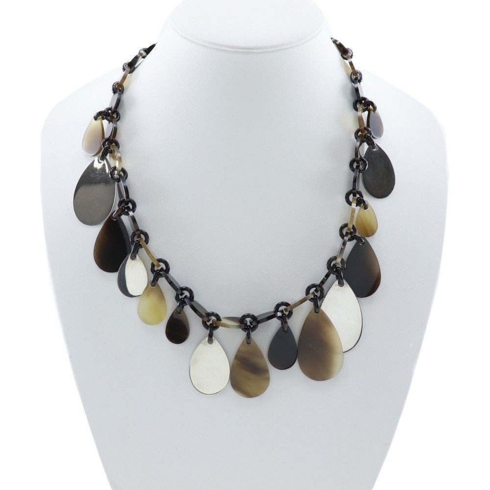 Hermes Hermes Necklace Buffalo Horn and Horn Size ONE SIZE - 6 Thumbnail