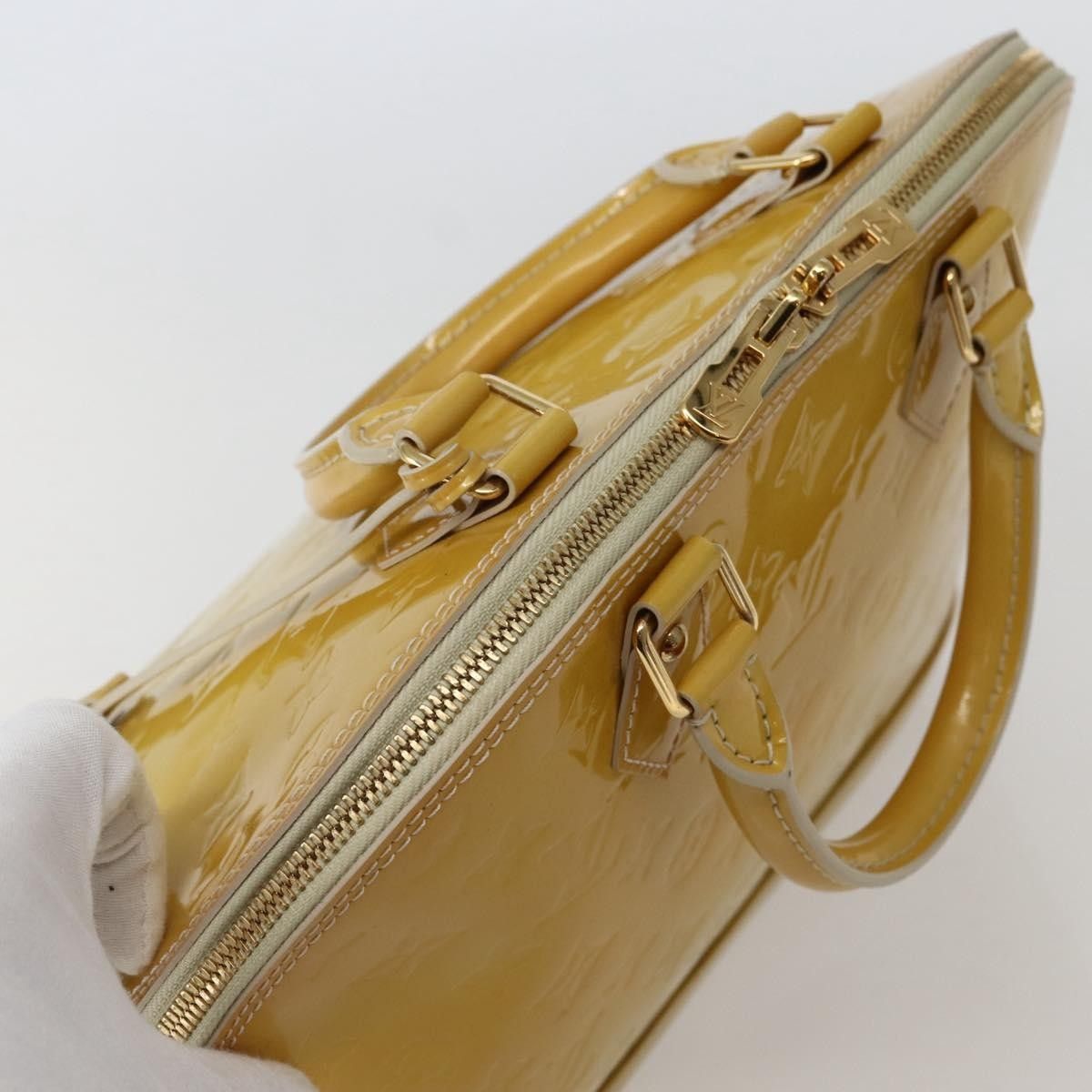 Louis Vuitton Louis Vuitton Alma Handbag Monogram Vernis Size ONE SIZE - 17 Thumbnail