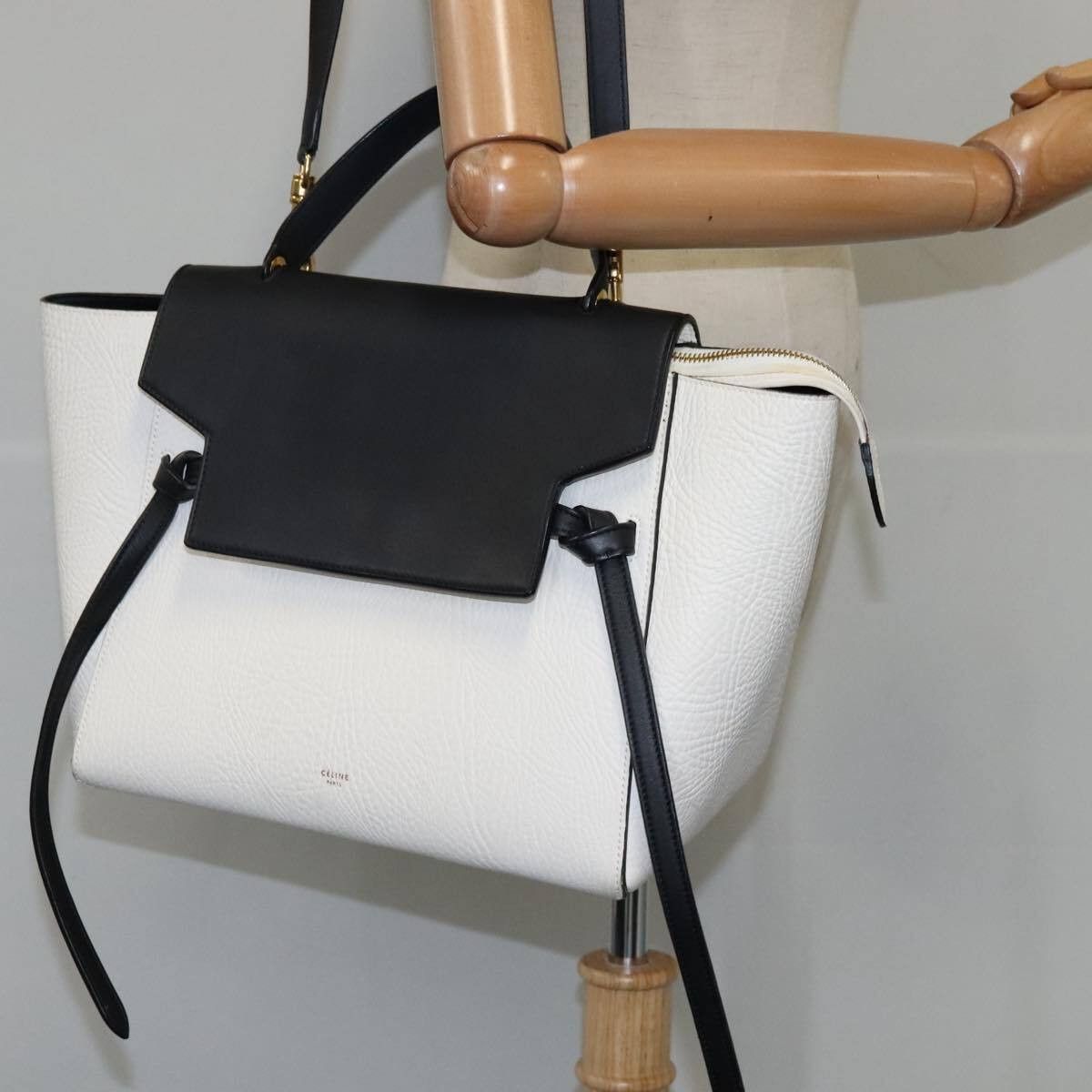 Celine Celine Bicolor Belt Bag Leather Size ONE SIZE - 13 Thumbnail