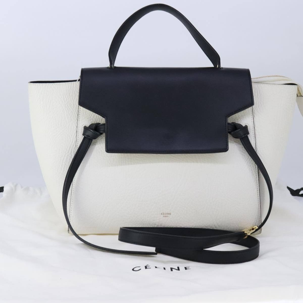 Celine Celine Bicolor Belt Bag Leather Size ONE SIZE - 12 Thumbnail