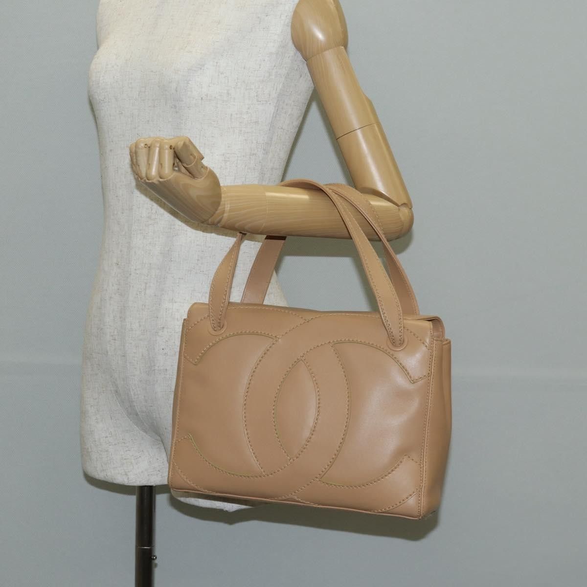 Chanel Chanel CC Stitch Tote Lambskin Size ONE SIZE - 14 Thumbnail