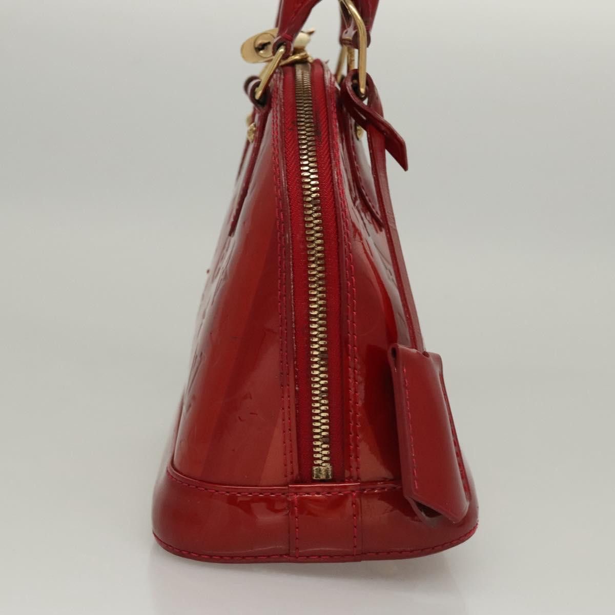 Louis Vuitton Louis Vuitton Alma Handbag Limited Edition Monogram Vernis Rayures Size ONE SIZE - 4 Thumbnail