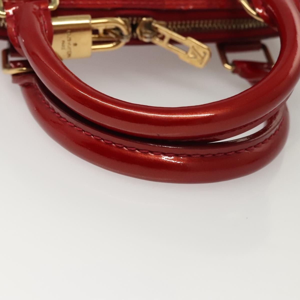 Louis Vuitton Louis Vuitton Alma Handbag Limited Edition Monogram Vernis Rayures Size ONE SIZE - 7 Thumbnail