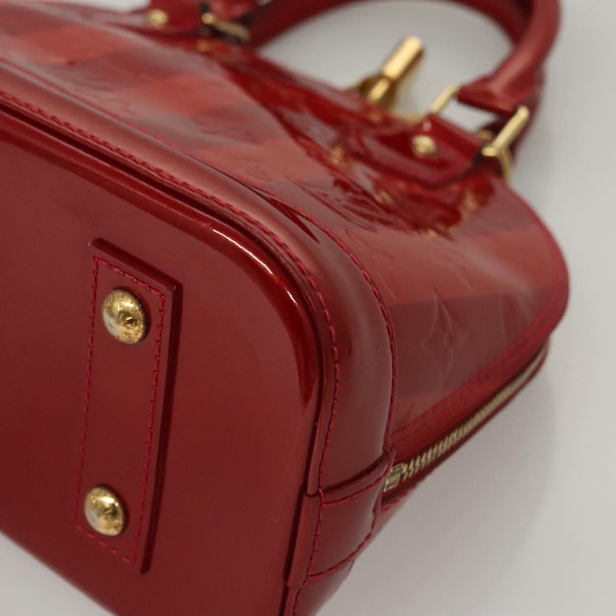 Louis Vuitton Louis Vuitton Alma Handbag Limited Edition Monogram Vernis Rayures Size ONE SIZE - 9 Thumbnail