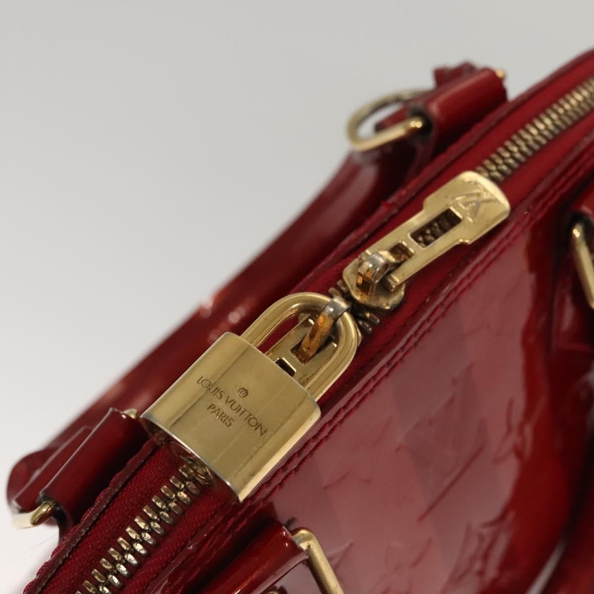 Louis Vuitton Louis Vuitton Alma Handbag Limited Edition Monogram Vernis Rayures Size ONE SIZE - 12 Thumbnail
