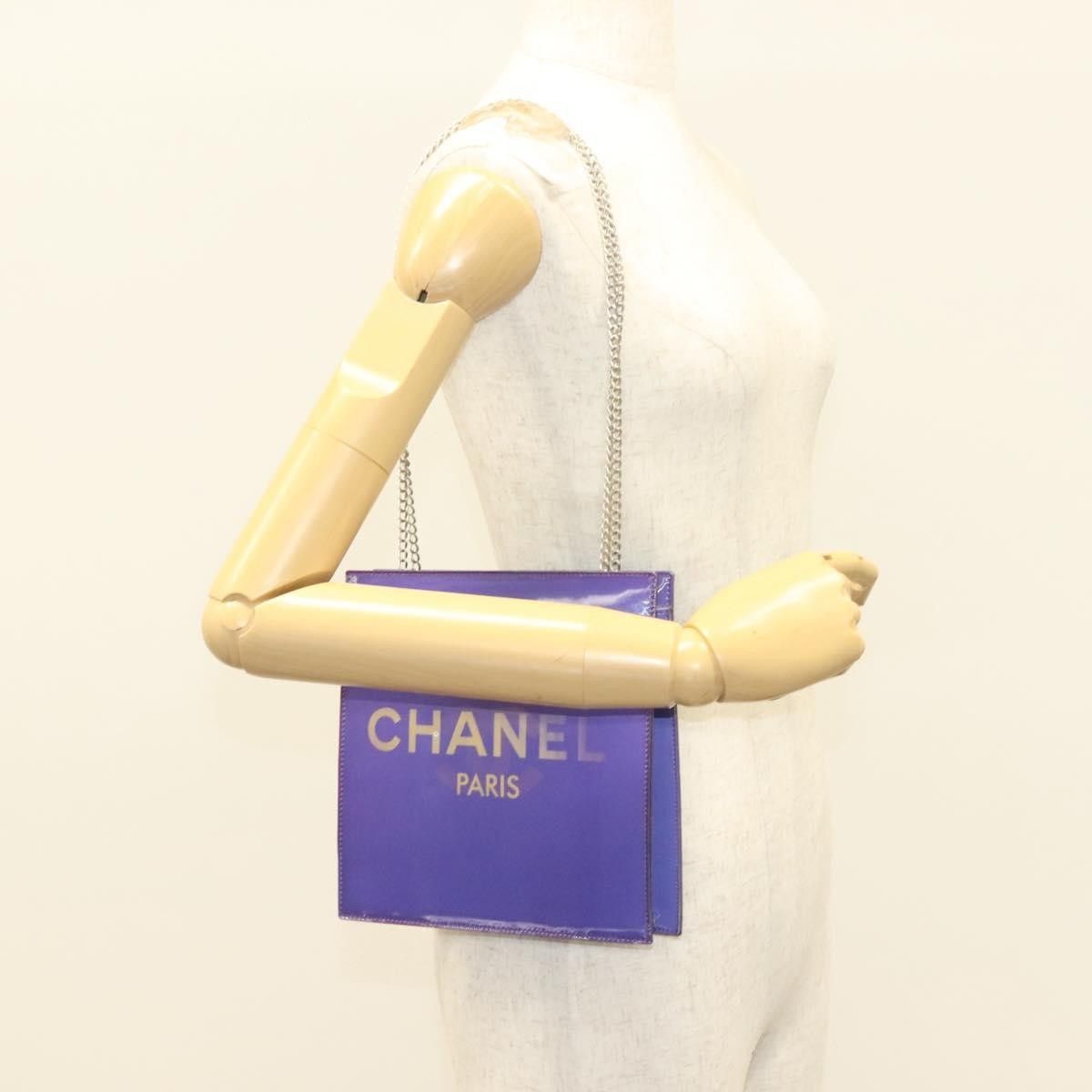 Chanel Chanel Vintage Holographic Chain Tote Vinyl Size ONE SIZE - 14 Thumbnail