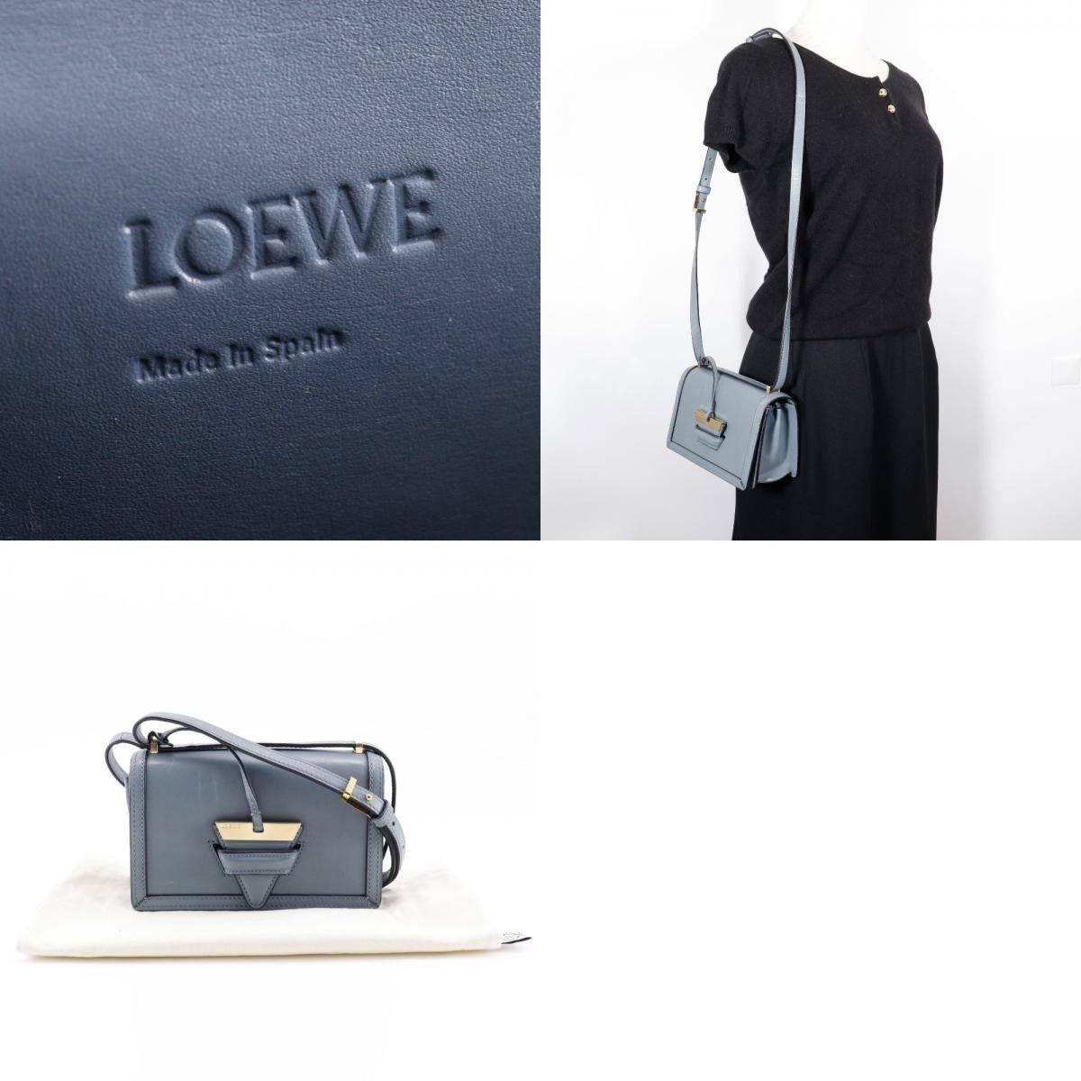 Loewe Loewe Barcelona Shoulder Bag Leather Size ONE SIZE - 5 Thumbnail