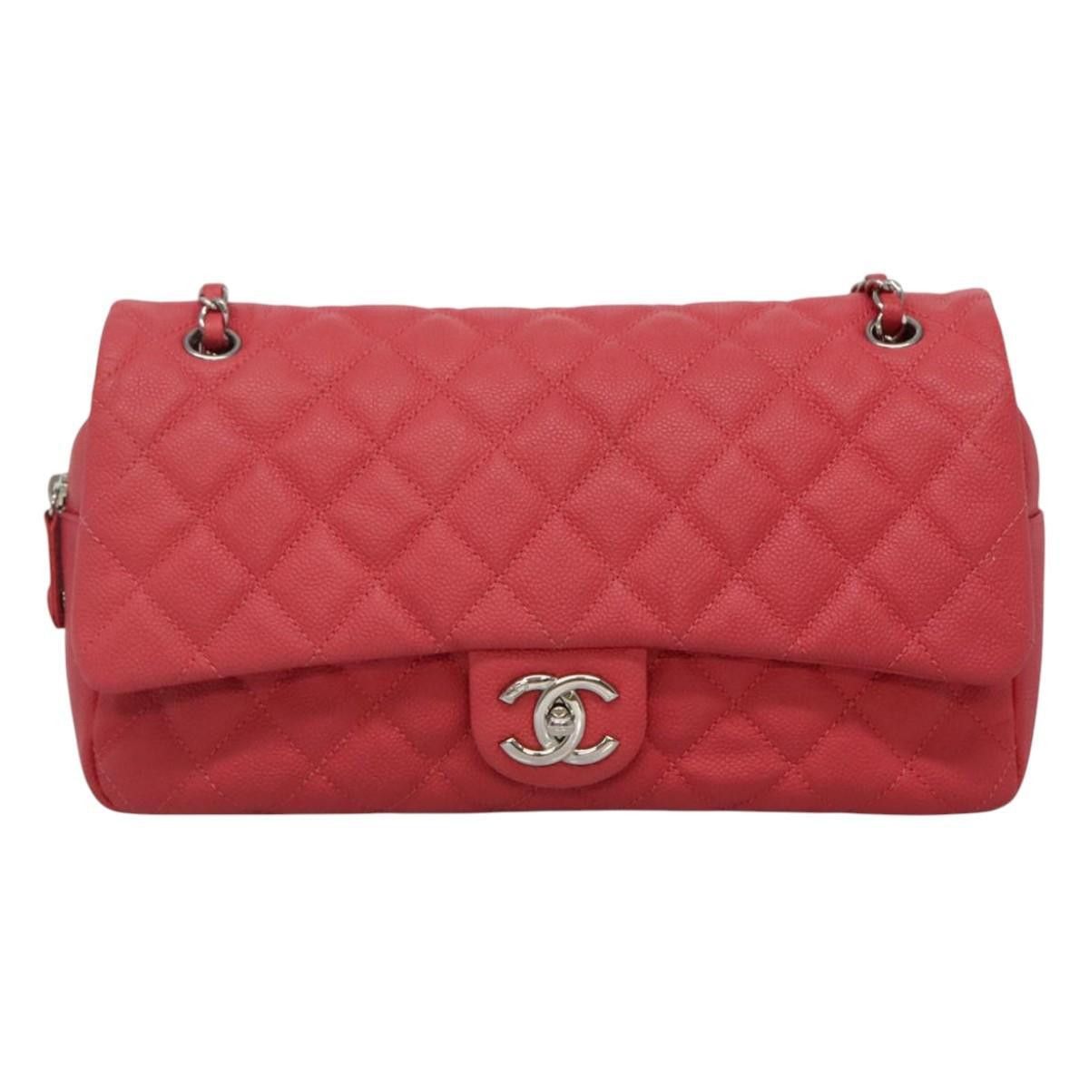 Chanel Chanel Easy Flap Bag Quilted Caviar Size ONE SIZE - 18 Thumbnail