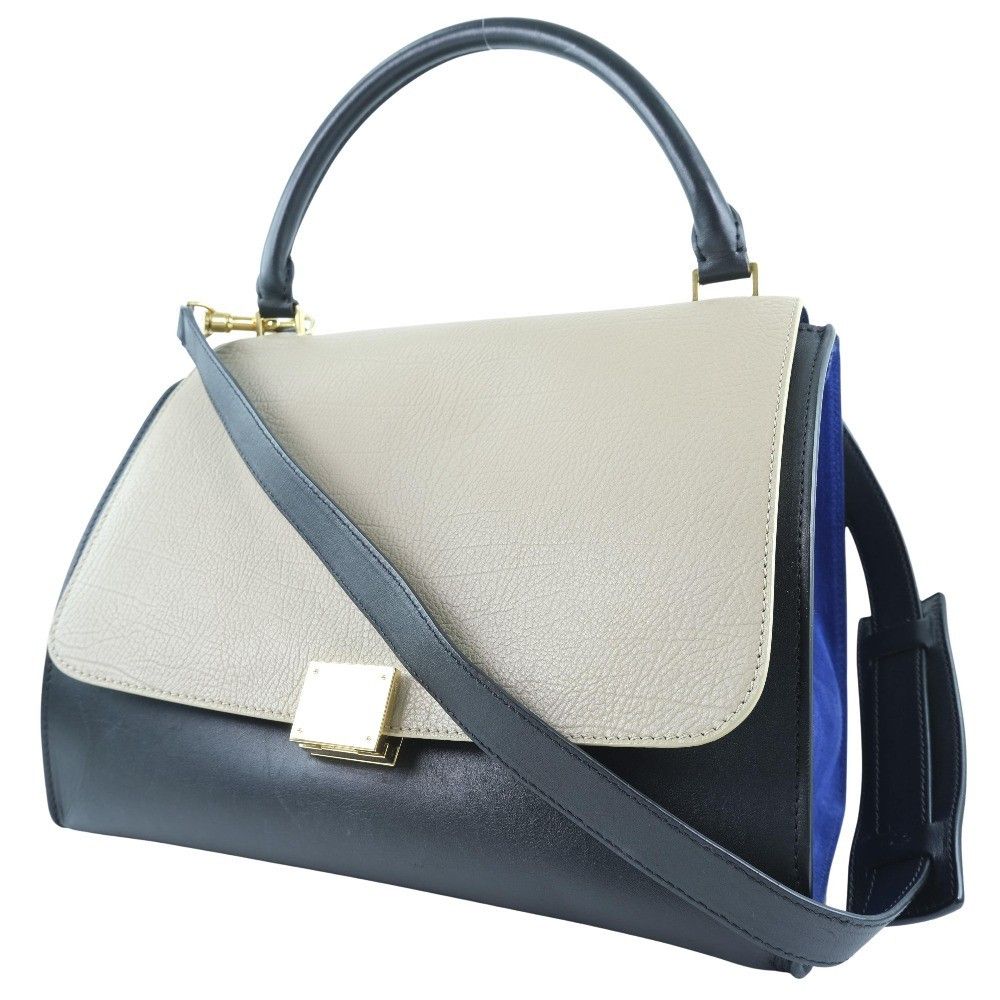 Celine Celine Trapeze Bag Leather with Suede Size ONE SIZE - 3 Thumbnail
