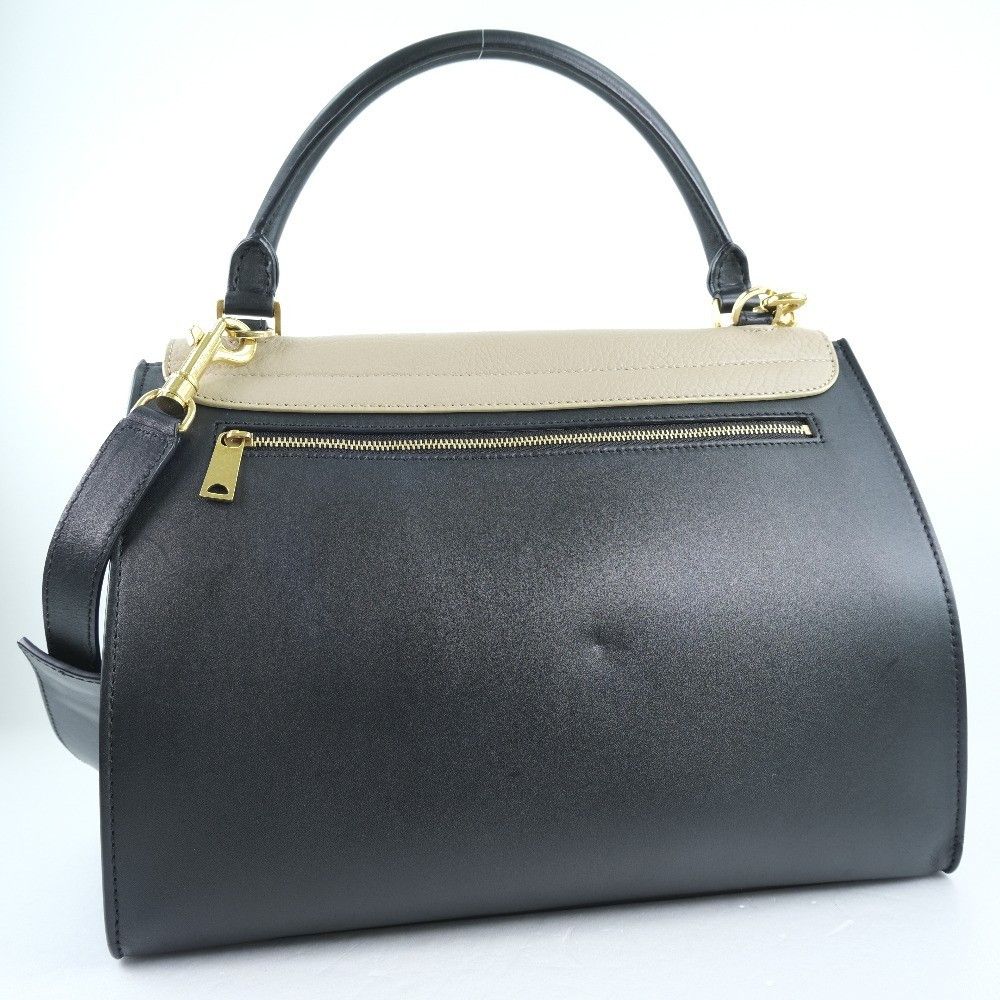 Celine Celine Trapeze Bag Leather with Suede Size ONE SIZE - 2 Thumbnail