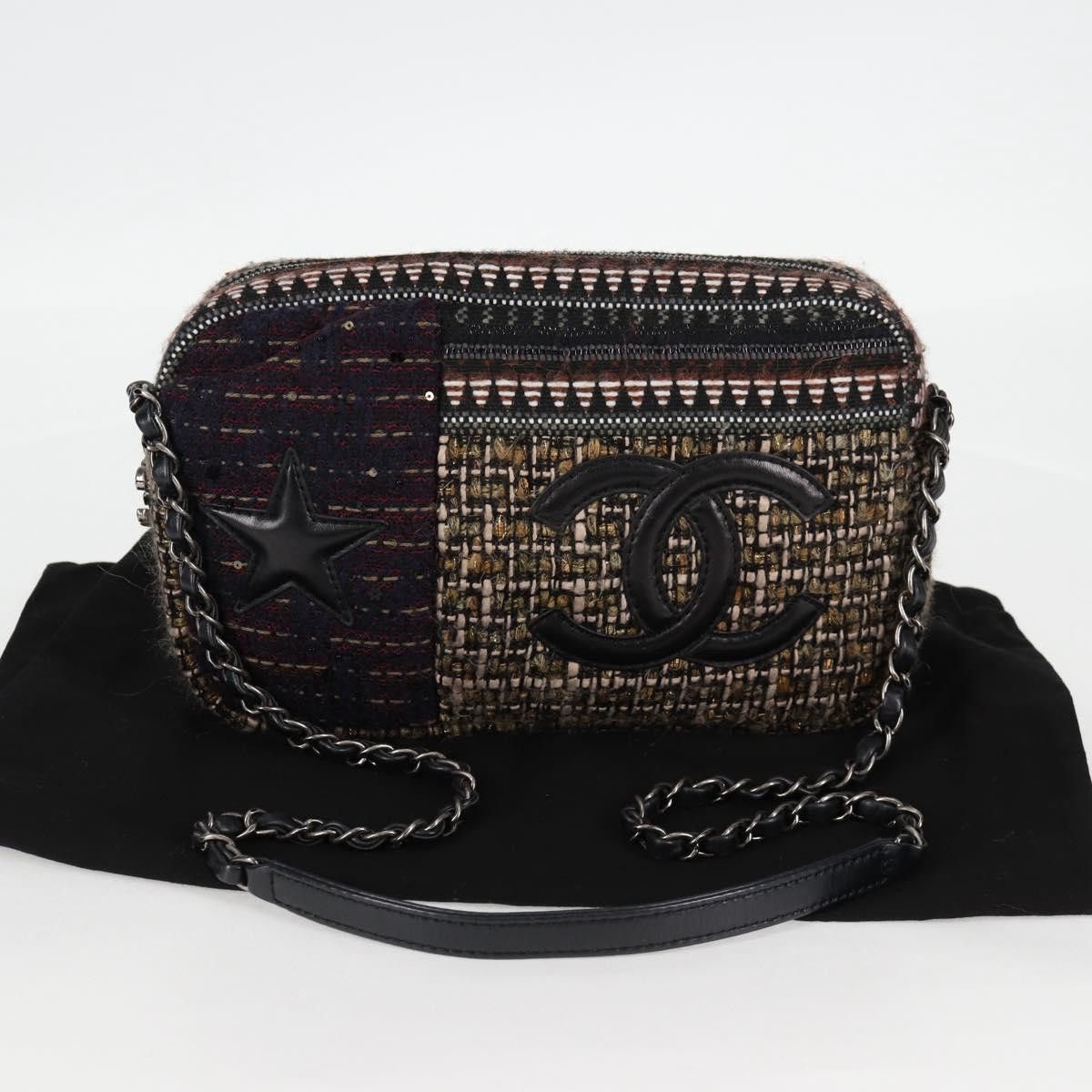 Chanel Chanel Paris-Dallas Camera Case Tweed Size ONE SIZE - 14 Thumbnail