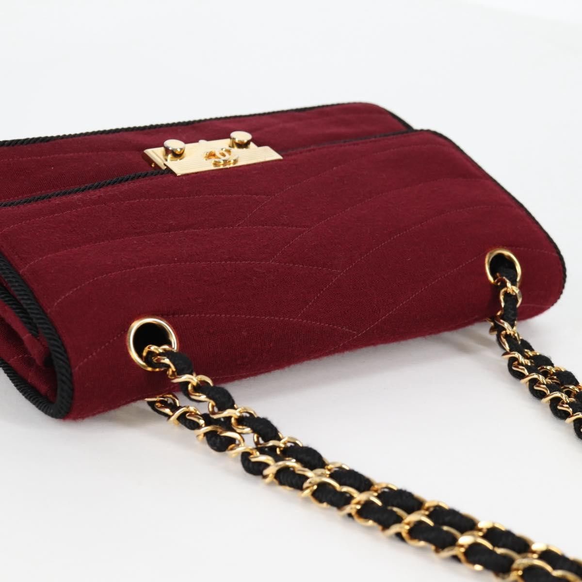 Chanel Chanel Pagoda Flap Bag Cotton and Lambskin Size ONE SIZE - 15 Thumbnail