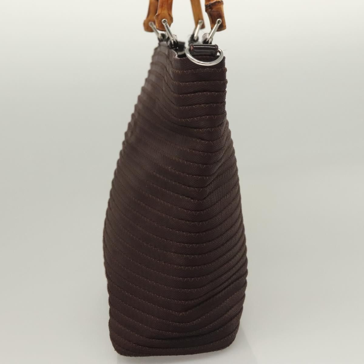 Gucci Gucci Vintage Bamboo Handle Tote Nylon Size ONE SIZE - 3 Thumbnail