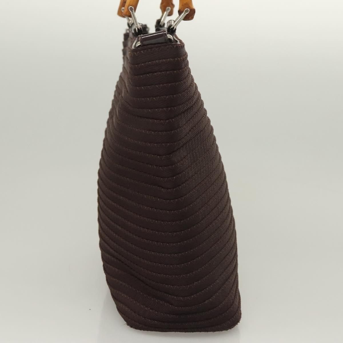 Gucci Gucci Vintage Bamboo Handle Tote Nylon Size ONE SIZE - 4 Thumbnail