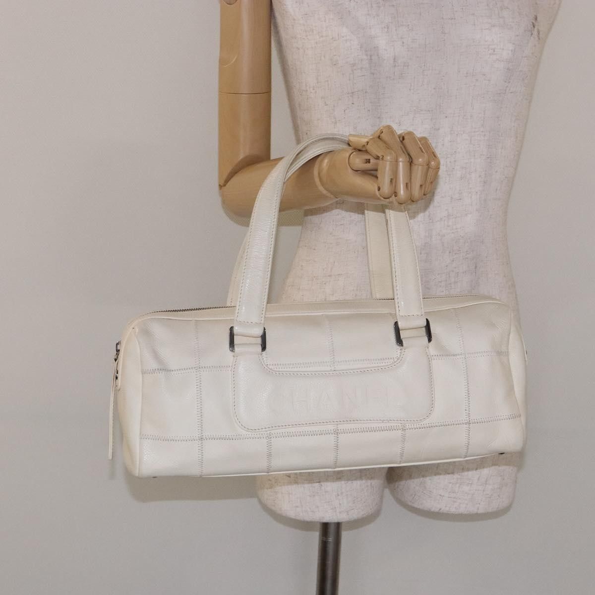Chanel Chanel Square Stitch Duffle Bag Quilted Caviar Size ONE SIZE - 13 Thumbnail