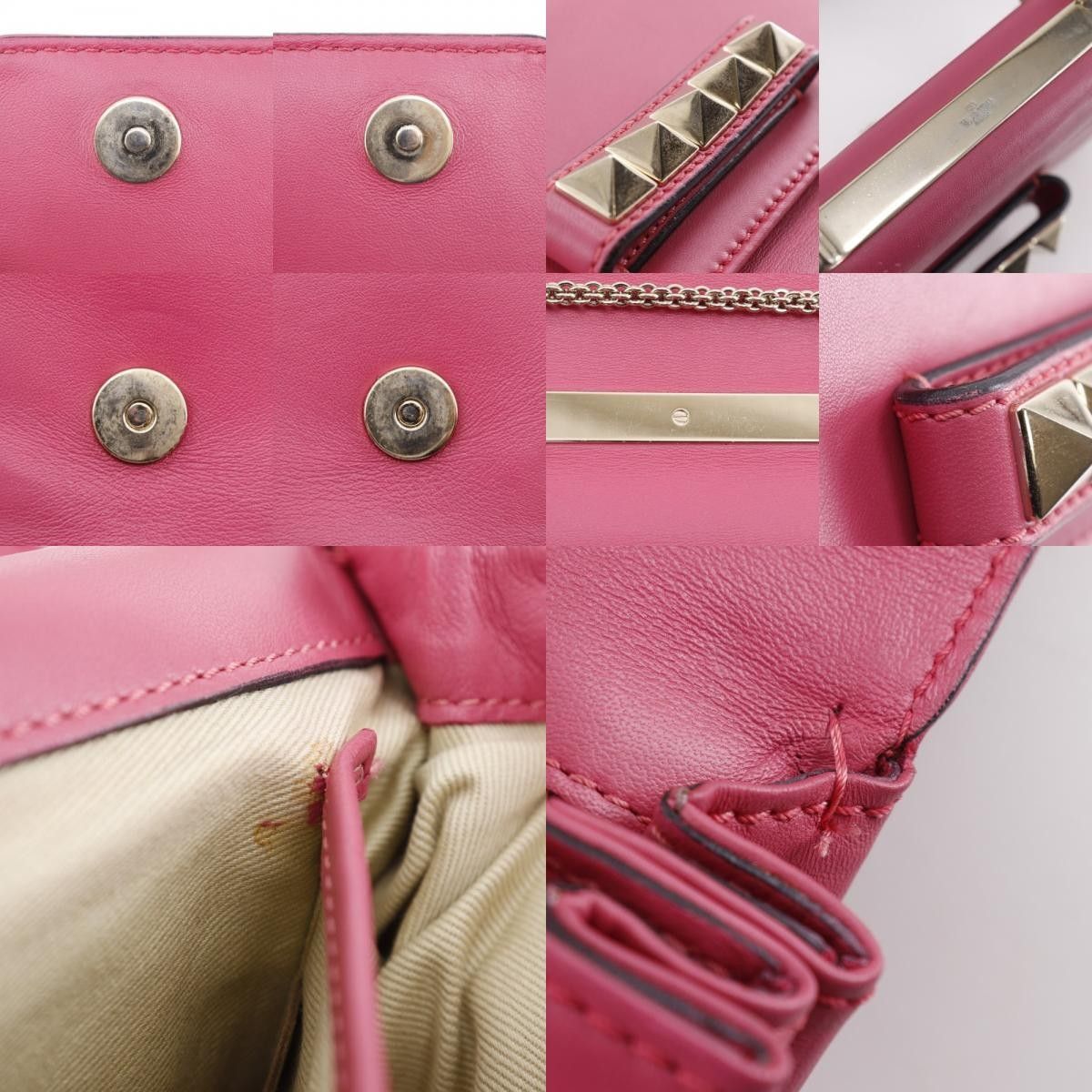 Valentino Valentino Garavani Va Va Voom Clutch Leather Size ONE SIZE - 8 Thumbnail