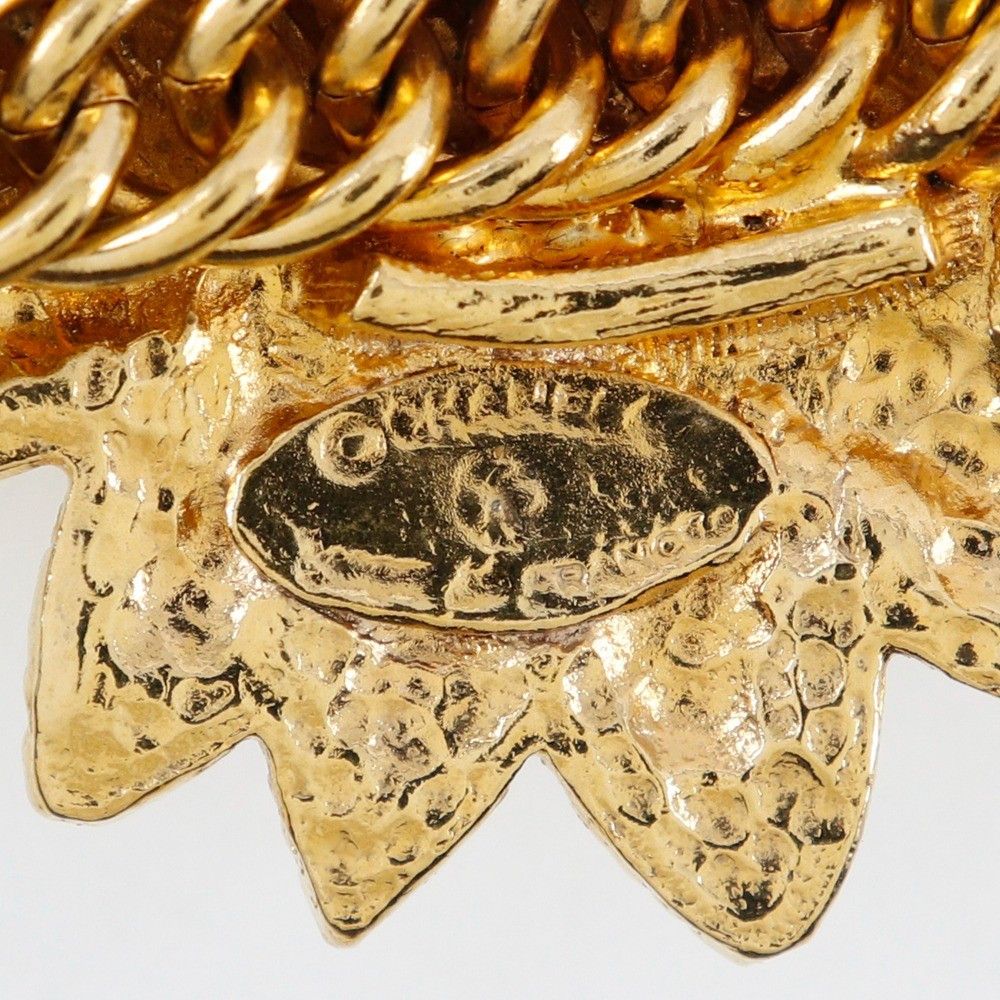 Chanel Chanel Vintage Double Chain Leo Lion Sun Necklace Metal Size ONE SIZE - 5 Thumbnail