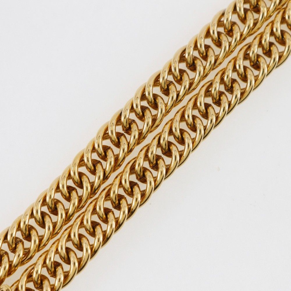 Chanel Chanel Vintage Double Chain Leo Lion Sun Necklace Metal Size ONE SIZE - 6 Thumbnail