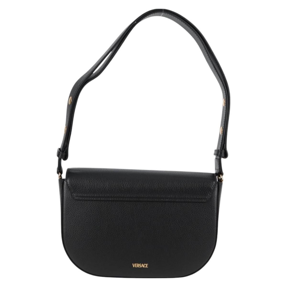 Versace Versace Virtus Flap Messenger Bag Leather Size ONE SIZE - 2 Thumbnail