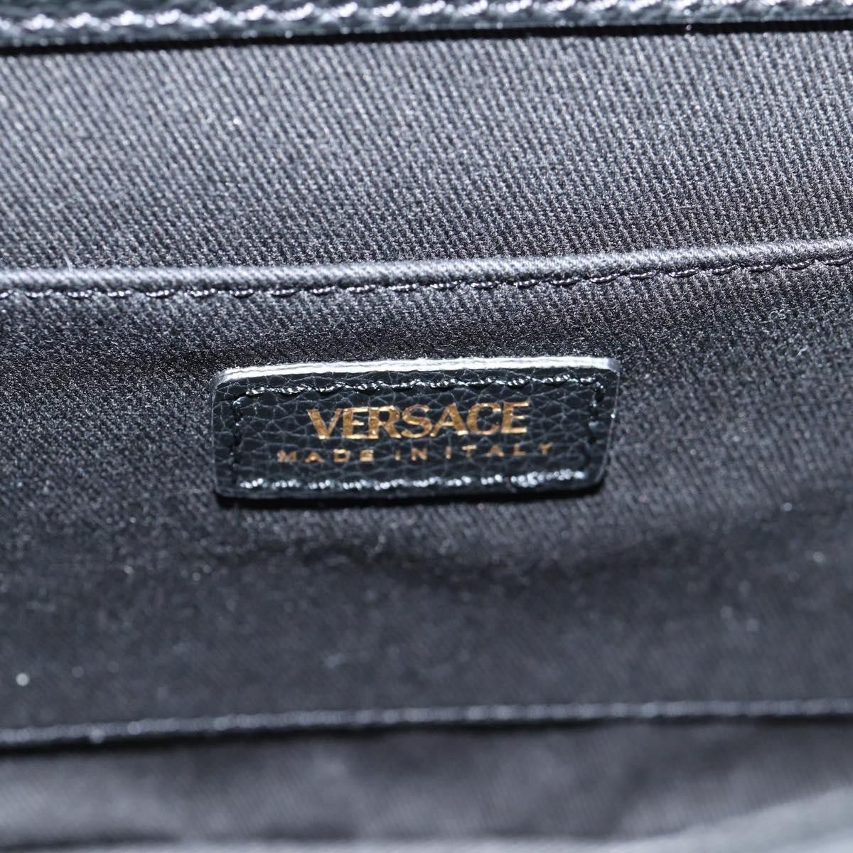 Versace Versace Virtus Flap Messenger Bag Leather Size ONE SIZE - 6 Thumbnail